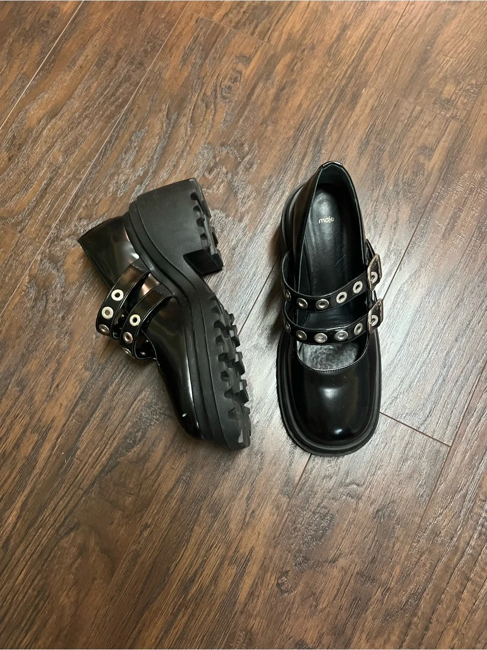 Maje sleek patent